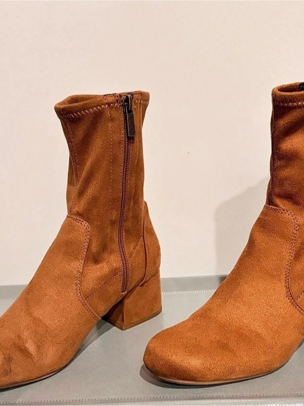 Kenneth Cole Reaction RL22RSTS90 Brown Heeled Boots US 6.5